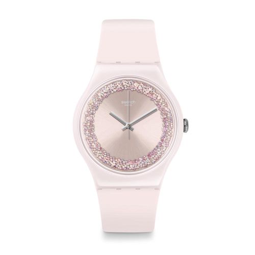 Reloj Swatch Pinksparkles de silicona
