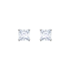 Aros Swarovski Attract Cristales blanco con acero