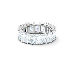 Anillo Swarovski  Vittore Wide con cristales blanco