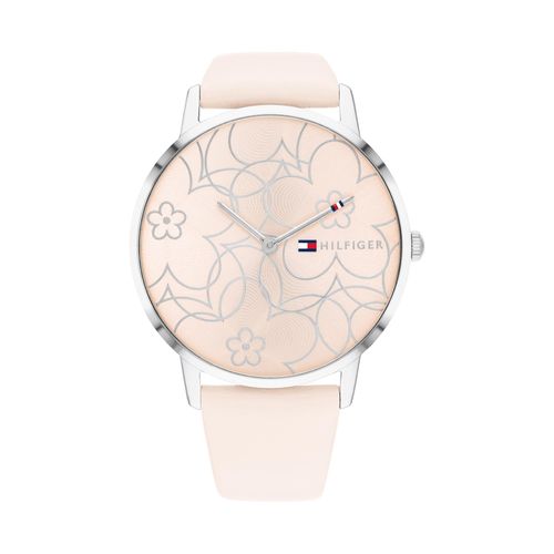 Reloj Tommy Hilfiger para mujer de cuero rosa 1782367