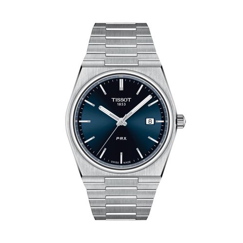 Reloj Tissot PRX para hombre de acero plateado 1374101104100