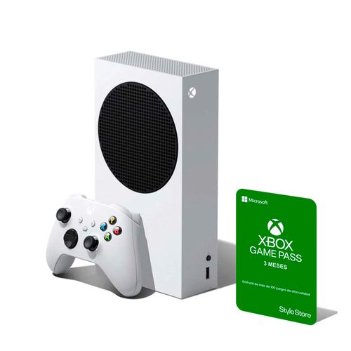 Combo Consola XBOX Series S 512gb - Game Pass 3 Meses