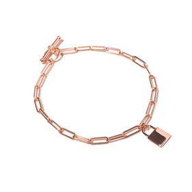 Pulsera Carmín Secret de Plata 925 con baño Rosé