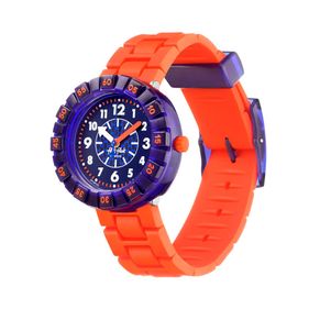 Reloj Flik Flak Orangebrick para niños de silicona