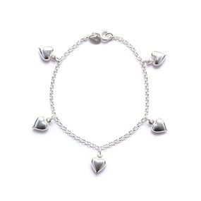 Pulsera Carmín Cascabel de Plata 925