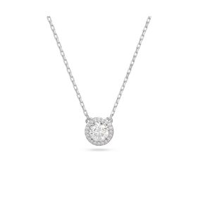Colgante Swarovski Constella Talla redonda Pavé Blanco con Baño de rodio