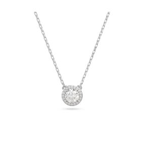 Colgante Swarovski Constella Talla redonda Pavé Blanco con Baño de rodio