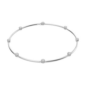 Collar Swarovski Constella Talla redonda Blanco con Baño de rodio