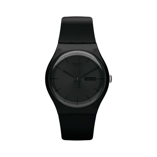Reloj Swatch Black Rebel de silicona