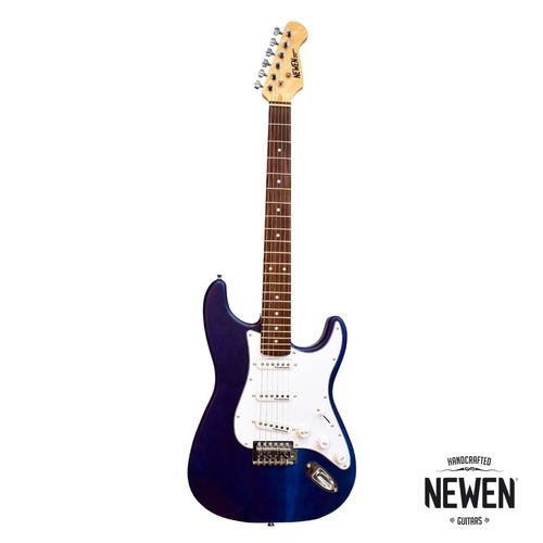 Guitarra Eléctrica Newen ST Blue Wood Cuerpo Lenga Maciza