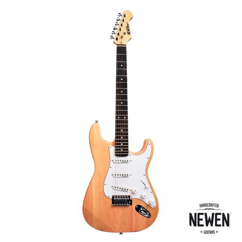 Guitarra Eléctrica Newen ST Natural Wood Cuerpo Lenga Maciza