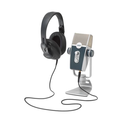 Micrófono Profesional Condenser AKG C44-USB Lyra Podcaster Essential