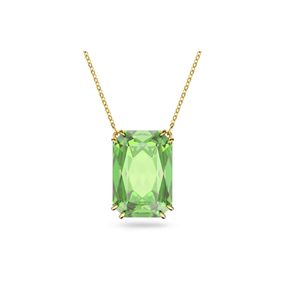 Colgante Swarovski Millenia Verde con Baño tono oro