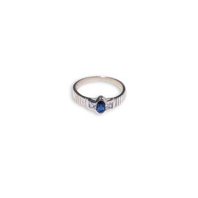 Anillo Carmín Blue Light de Plata 925