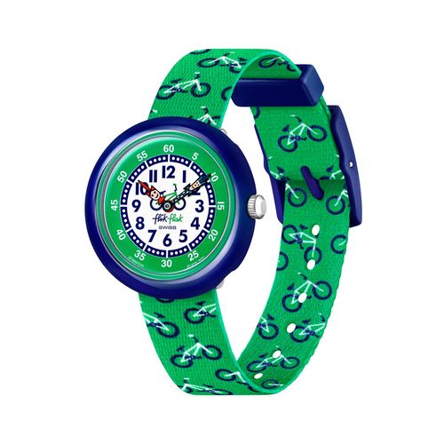 Reloj Flik Flak Bikyway para niños de tela