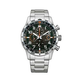 Reloj Citizen EcoDrive Chrono para hombre de acero CA079083E