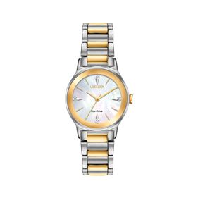 Reloj Citizen EcoDrive Analog para mujer de acero EM073456D