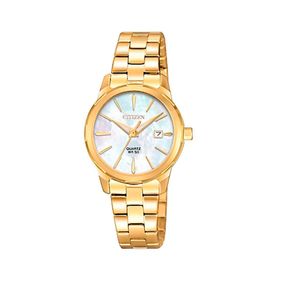 Reloj Citizen Quartz Analog para mujer de acero EU607256D