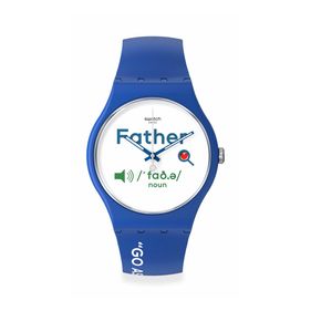 Reloj Swatch All About Dad de silicona SO29Z704