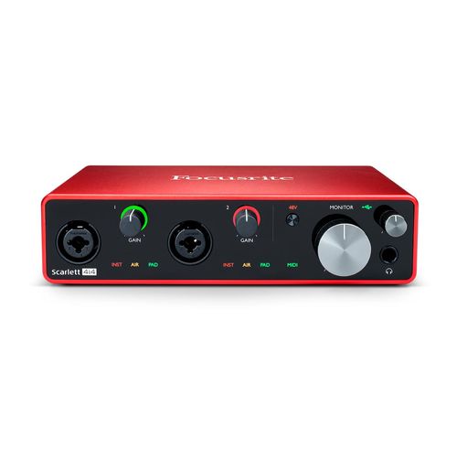 Placa USB Focusrite Scarlett 4i4 3ra Generación