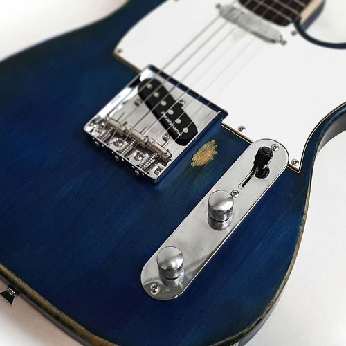 Guitarra Eléctrica Newen Relic TL Blue Wood