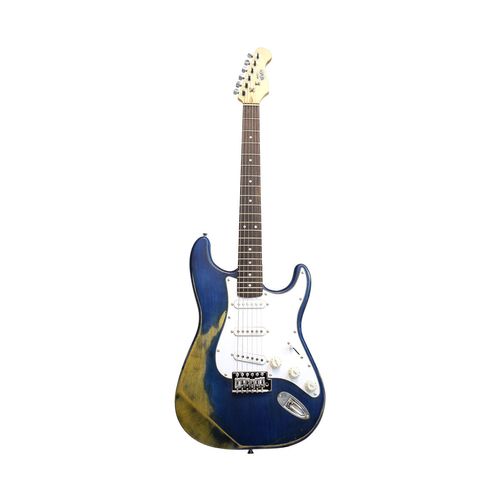 Guitarra Eléctrica Newen Relic ST Blue Wood