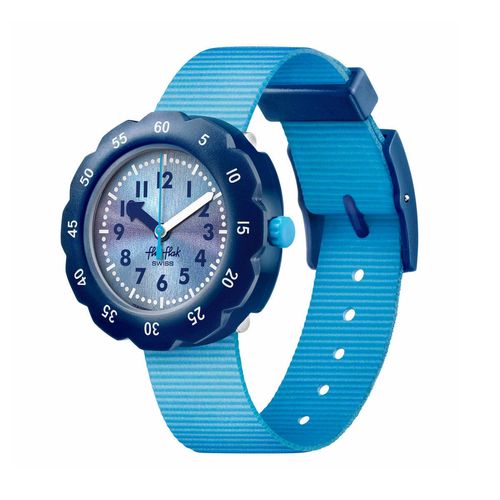Reloj Flik Flak Shades Of Blue para niños de plástico ZFPSP060