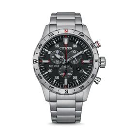 Reloj Citizen EcoDrive Chrono para hombre de acero AT252089E