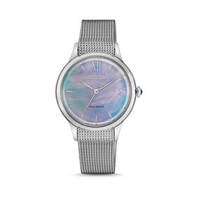 Reloj Citizen EcoDrive Analog para mujer de acero EM081084N