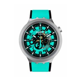 Reloj Swatch Mint Trim Big Bold Irony de caucho SB07S111