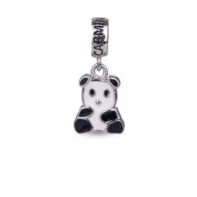 Dije Carmín Panda de Plata 925