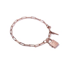 Pulsera Carmín Secreto de Plata 925 con Baño Rosé