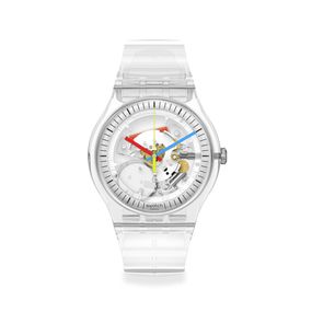 Reloj Swatch Clearly New Gent de plástico SO29K100-S06