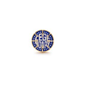 Anillo Carmín Legendary de Plata 925 con Baño Dorado con Zirconias Cúbicas Blancas