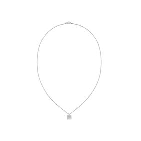 Colgante Calvin Klein Minimalistic Squares de acero plateado 35000486