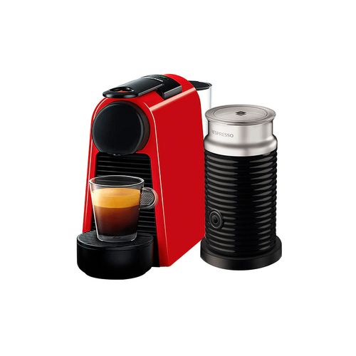 Cafetera Nespresso Essenza Mini D Roja + Aeroccino Espumador