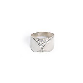 Anillo Carmín Gaultier de Plata 925