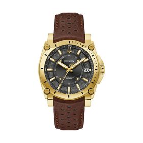 Reloj Bulova Precisionist Icon para hombre de cuero 97B216