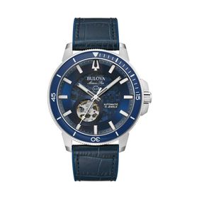 Reloj Bulova Marine Star para hombre de cuero 96A291