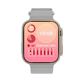 Smartwatch Laxasfit T800 Ultra 2 Silicone silver