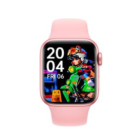 Smartwatch Laxasfit Watch 8 Max Silicone pink strap