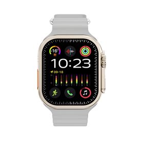 Smartwatch Laxasfit T900 Ultra 2 Silicone silver strap