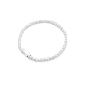 Pulsera Carmín Amy de Plata 925 con Zirconias Blancas