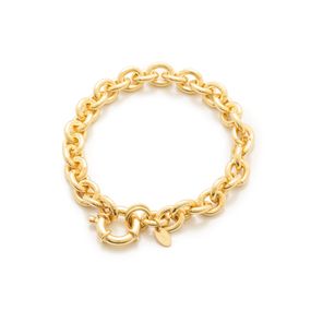 Pulsera Carmín Federica de Plata 925 Baño Dorado