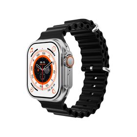 Smartwatch Laxasfit i9 Ultra Max Silicone black strap