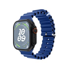 Smartwatch Laxasfit T900 Ultra 2  Silicone blue strap