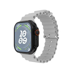 Smartwatch Laxasfi T900 Ultra 2 Silicone silver strap