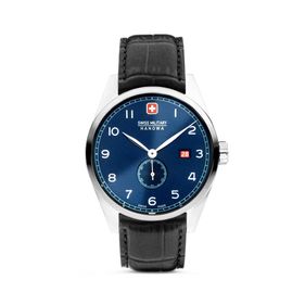 Reloj Swiss Military Hanowa Lynx para hombre de cuero negro