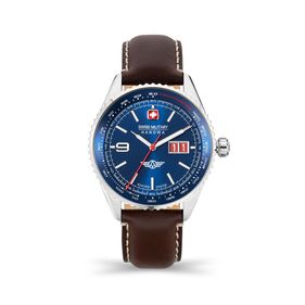 Reloj Swiss Military Hanowa Afterburn para hombre de cuero marrón