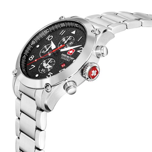 Reloj Swiss Military Hanowa Nightflighter para hombre de acero